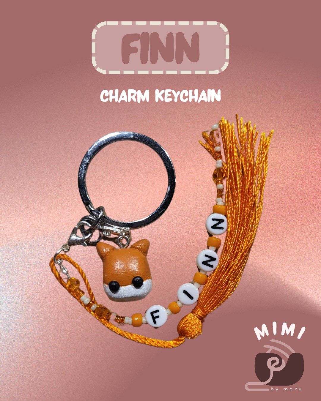 Marumi Pet Clay Charm Keychains