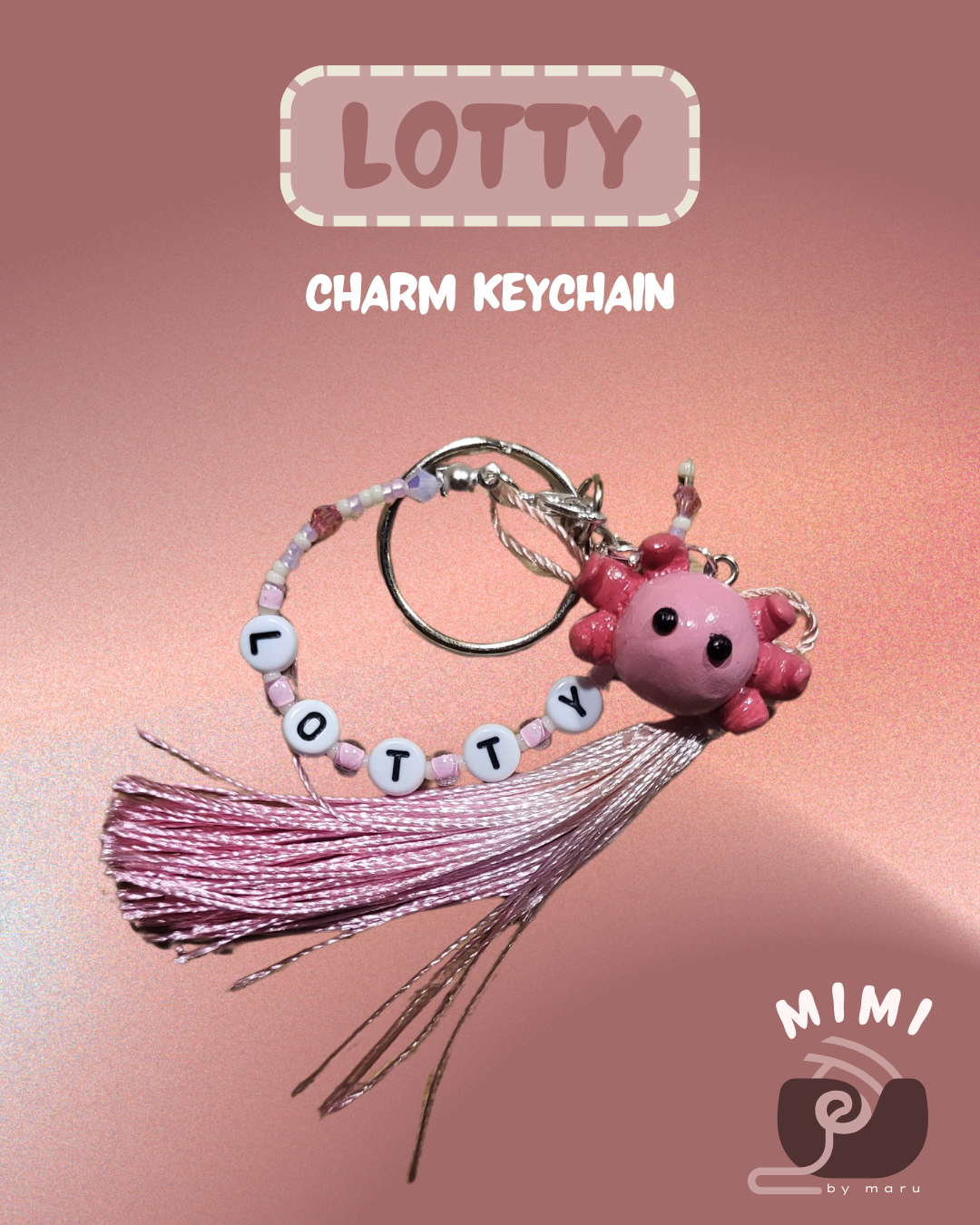 Marumi Pet Clay Charm Keychains