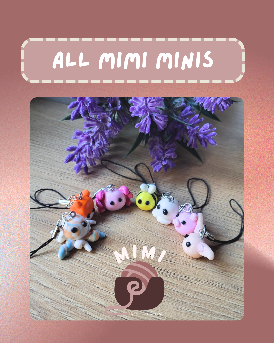Marumi Mini Clay Charms