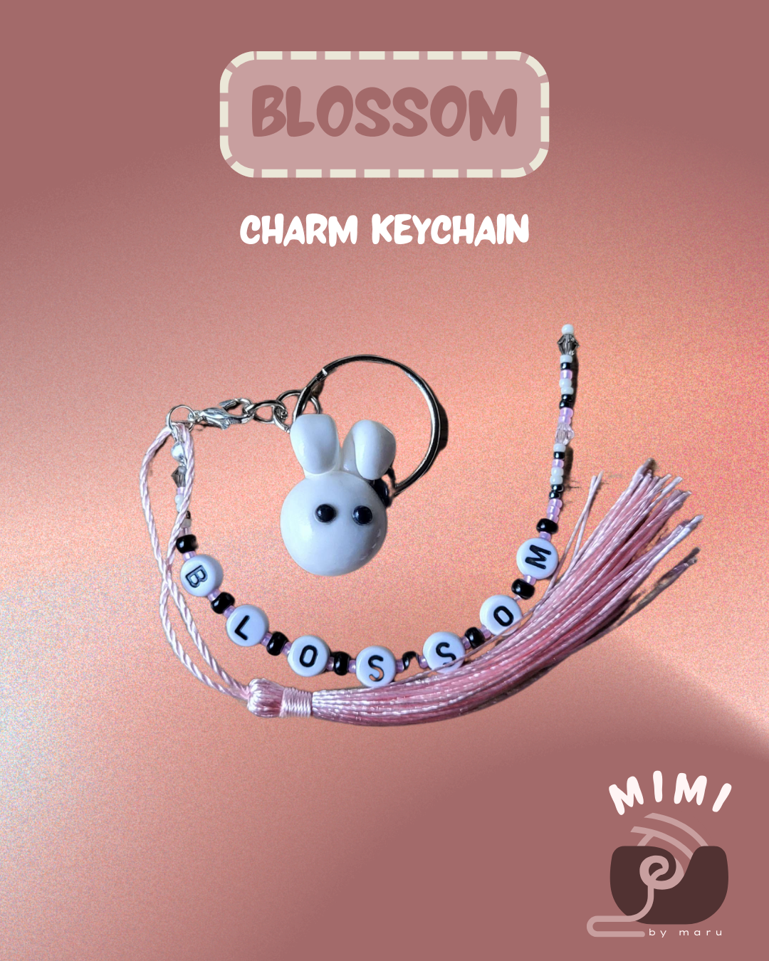 Marumi Pet Clay Charm Keychains
