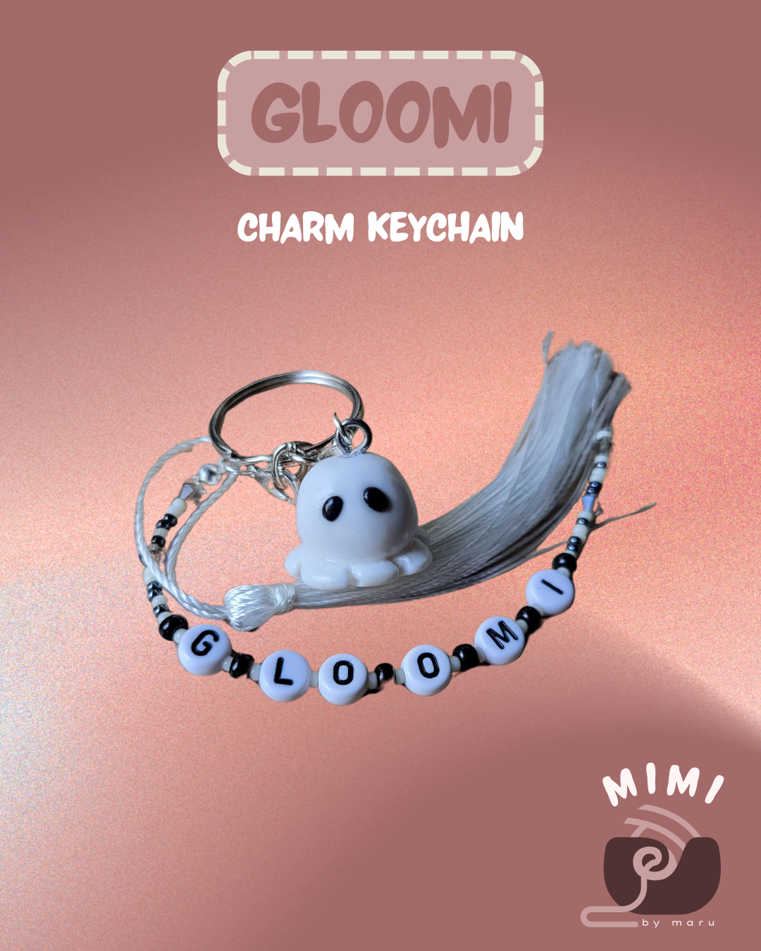 Marumi Pet Clay Charm Keychains